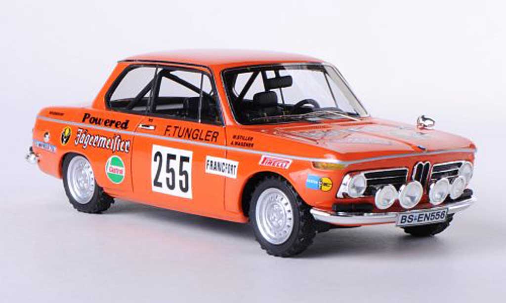 Bmw 2002 Ti 1/43 Neo Ti No.255 Jegermeister W.Stiller / A.Wagener Rally Monte Carlo 1973 diecast model cars
