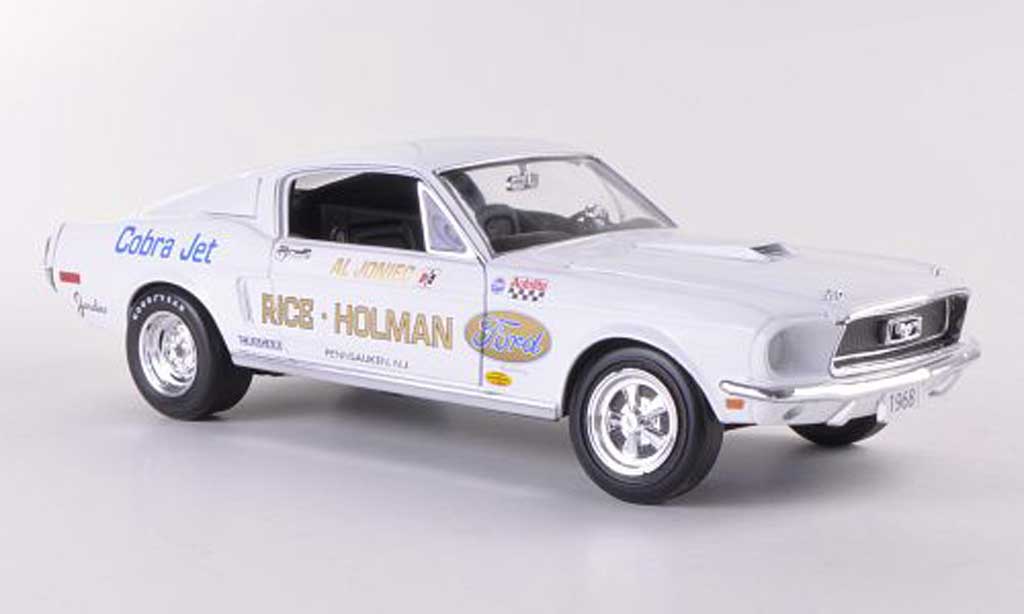 Ford Mustang 1968 1/18 Ertl 1968 S/S Cobra Jet A.Joniec 1968 diecast model cars