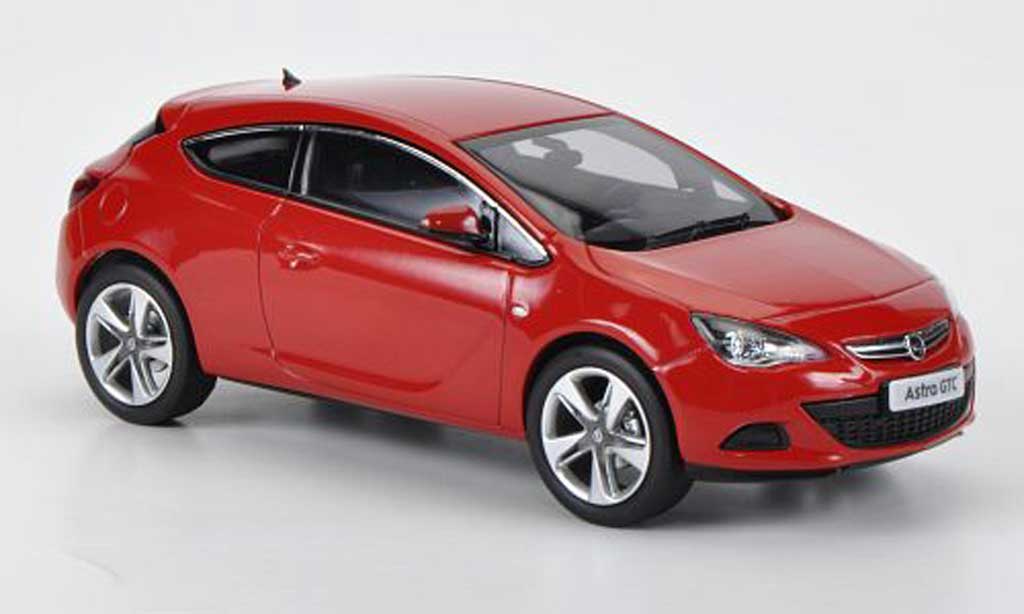 Opel Astra 1/43 MotorArt J GTC red 2012 diecast model cars