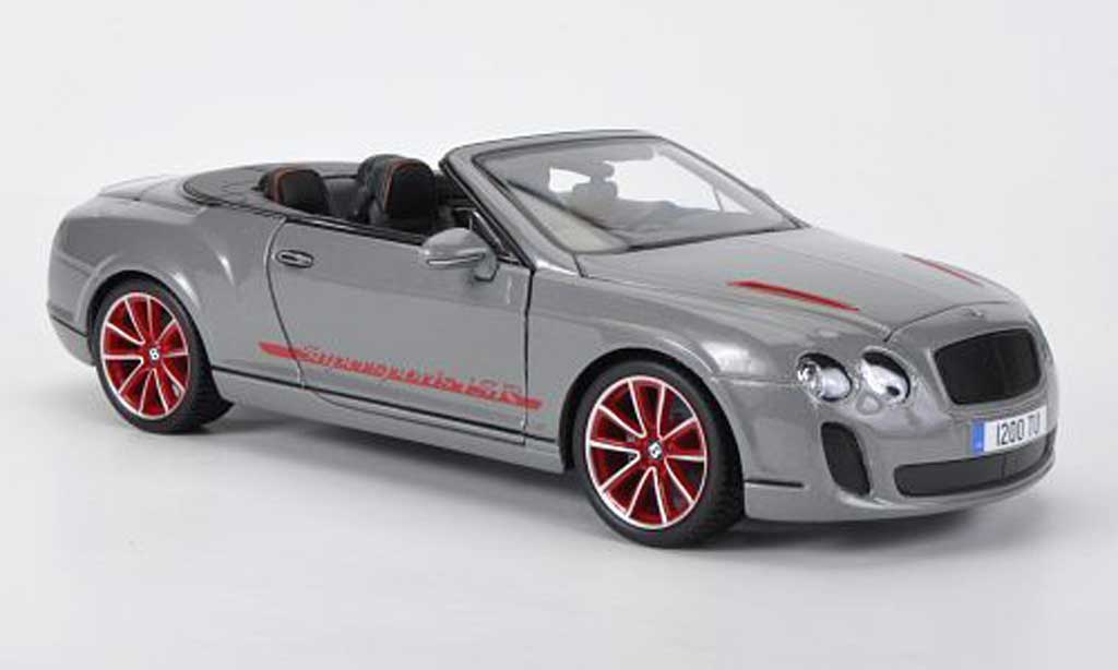Bentley Continental Supersports 1/18 Burago Supersports Convertible ISR grey Sondermodell diecast model cars