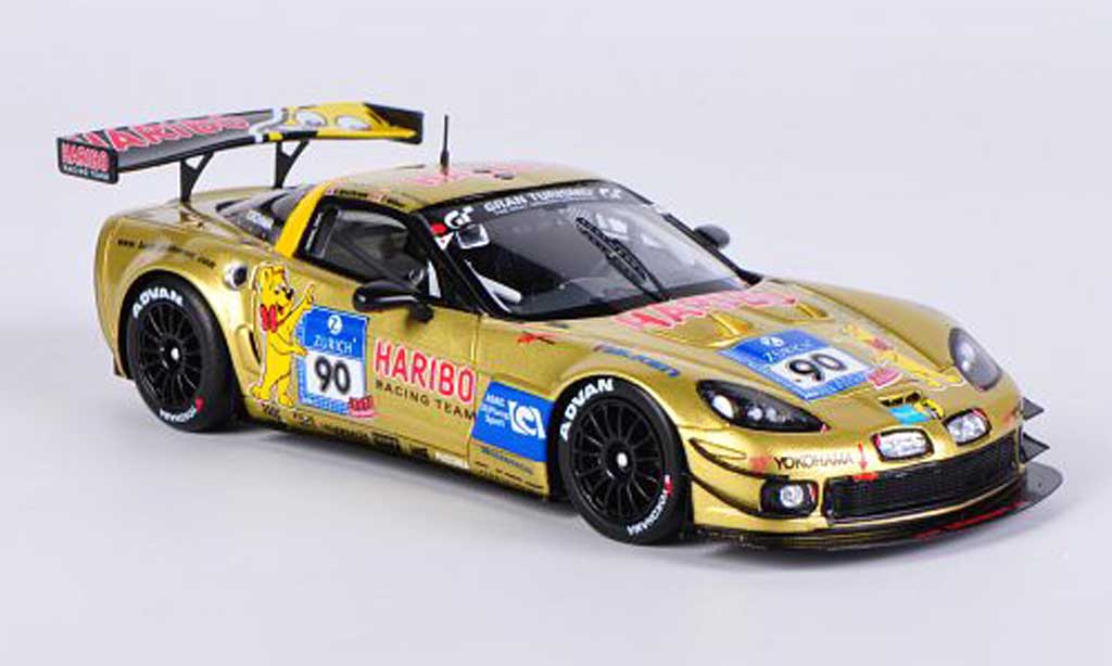 Chevrolet Corvette C6 1/43 Spark C6 No.90 Haribo Racing Team 24h Nurburgring 2012 J.Magnussen / R.Westbrook / T.Milner / D.Keilwitz diecast model cars