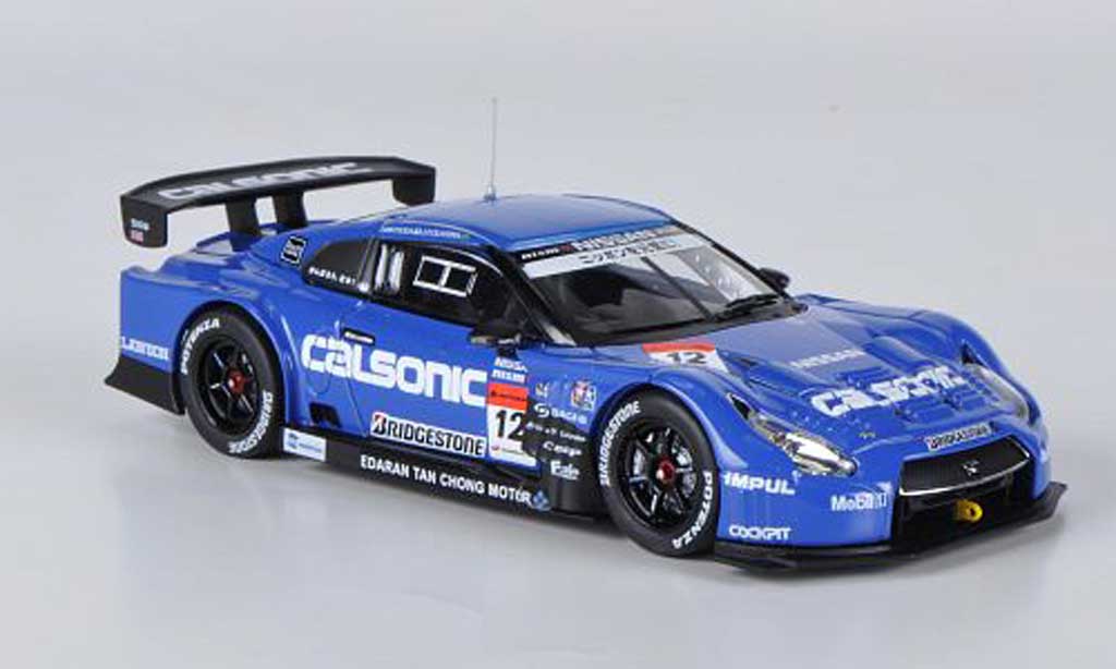 Nissan Skyline 1/43 Ebbro GT-R Calsonic Impul No.12 T.Matsuda / J.P.Oliveira Super GT500 2012 diecast model cars