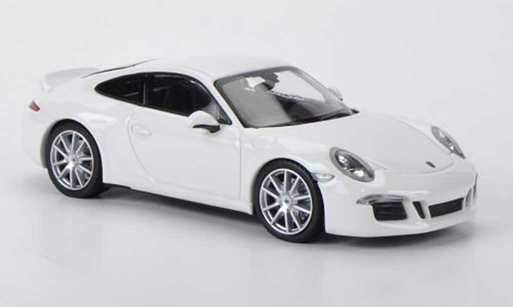 Porsche 991 S 1/43 Minichamps Carrera S SportDesign white 2012 diecast model cars