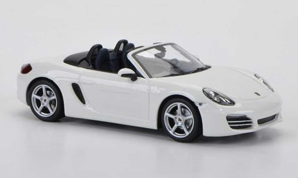 Porsche Boxster 1/43 Minichamps (987) white 2012 diecast model cars