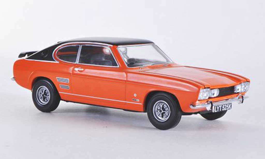 Ford Capri 1600 1/43 Vanguards 1600 Mk1 GT XLR orange/mattblack RHD diecast model cars