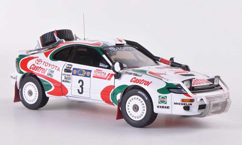 Toyota Celica Turbo 1/43 HPI Turbo 4WD No.3 Castrol Y.Fujimoto / A.Hertz Safari Rally 1995 diecast model cars