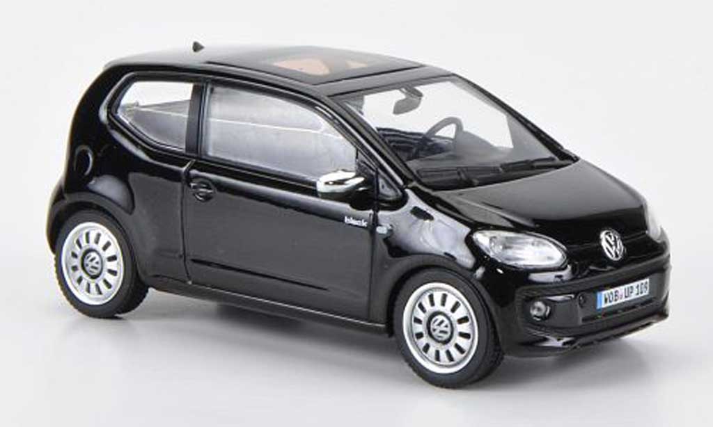 Volkswagen UP! 2011 1/43 Schuco 2011 black black diecast model cars