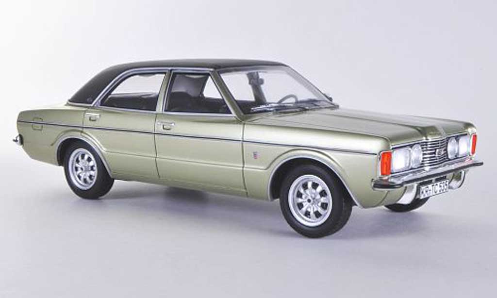 Ford Taunus 1972 1/18 BoS Models 1972 TC GXLgrun/black limitierte Auflage 1.000 Stuck diecast model cars