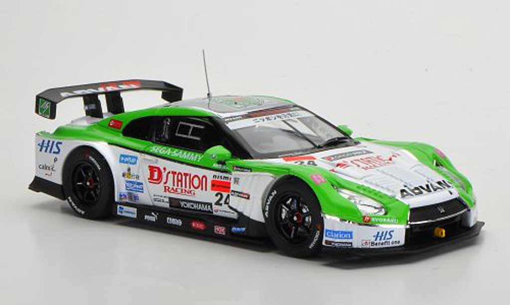 Nissan Skyline R35 1/43 Ebbro R35 GT-R No.24 D'station Advan Super GT500 2012 diecast model cars