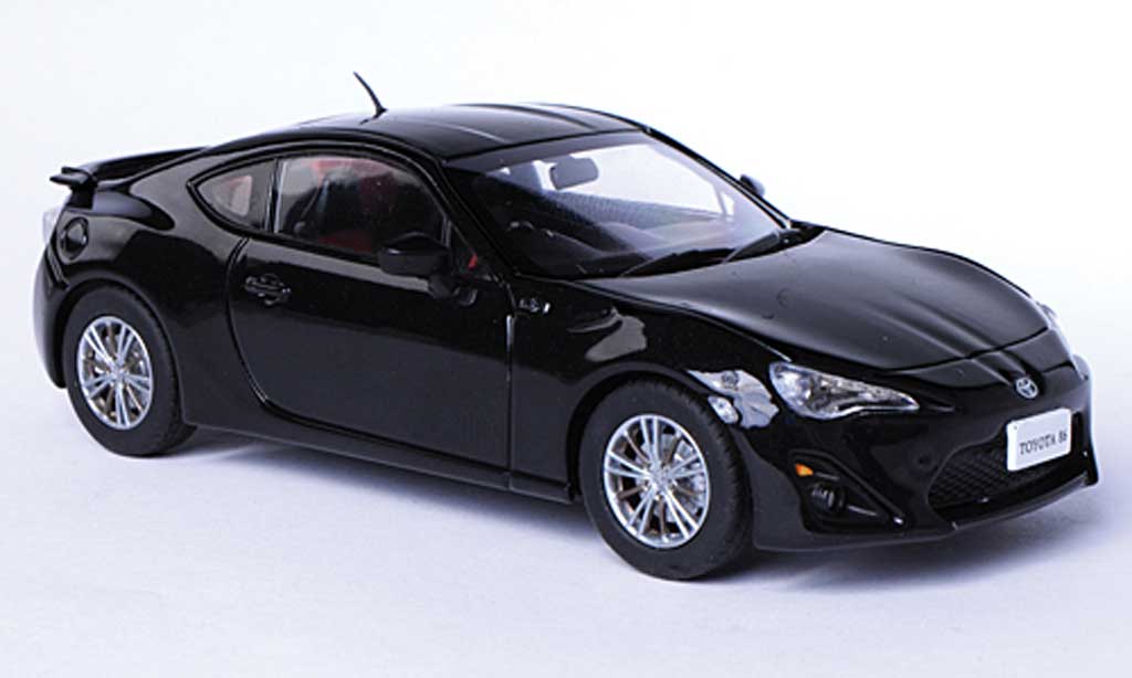 Toyota 86 2012 1/43 Ebbro 2012 black RHD diecast model cars