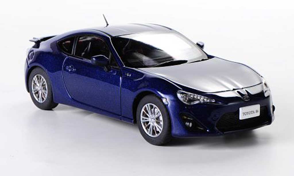 Toyota 86 2012 1/43 Ebbro 2012 blue RHD diecast model cars