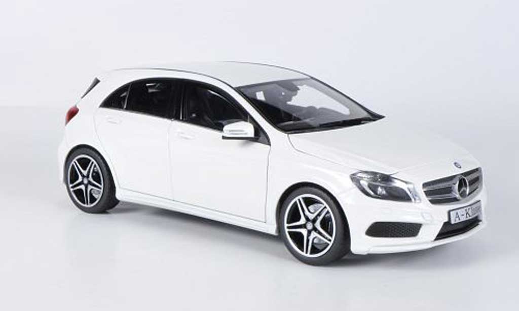 Mercedes Classe A 1/18 Norev (W176) white 2012 diecast model cars