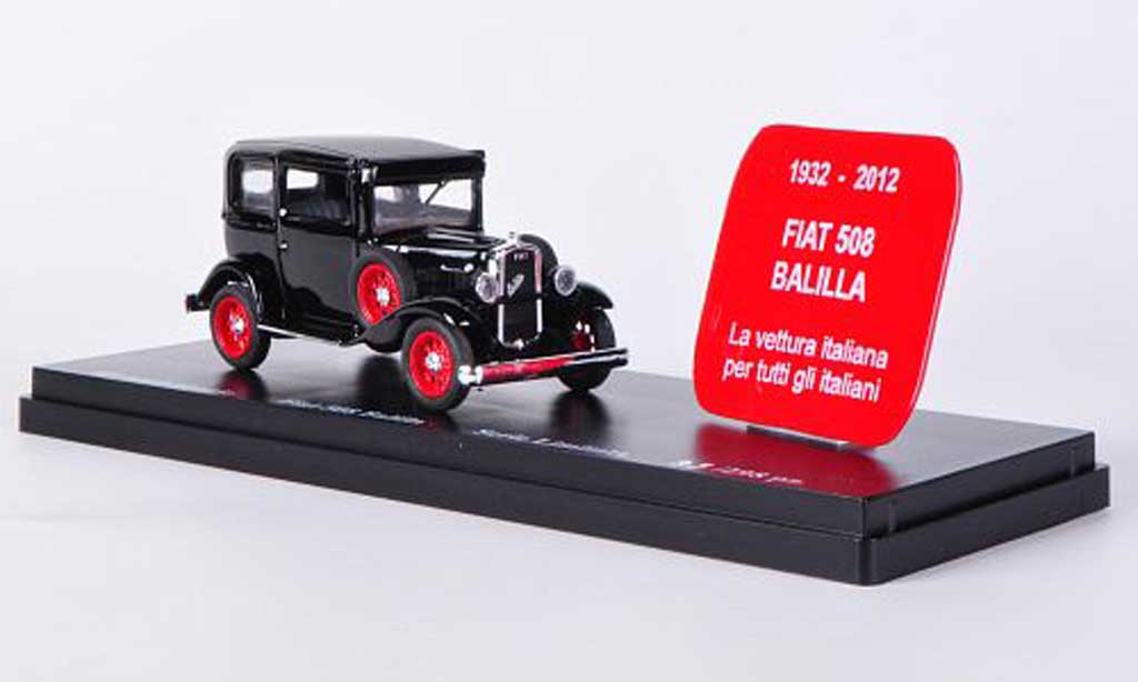 Fiat 508 1/43 Rio Balilla black 80. Jahrestag - 1932 / 2012 diecast model cars
