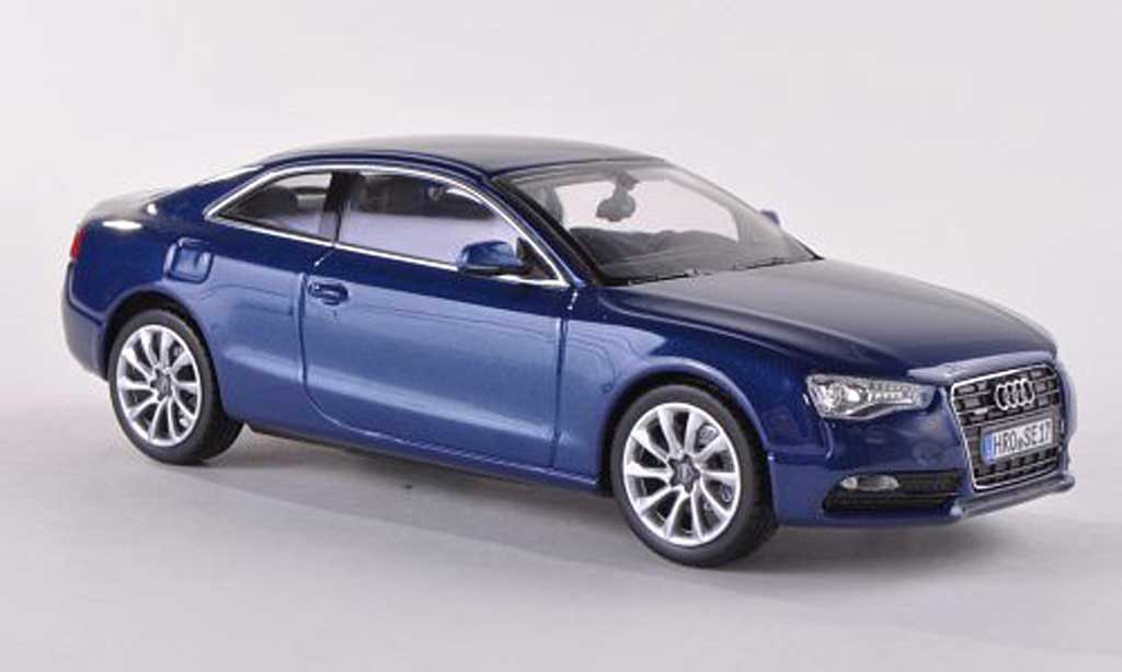 Audi A5 1/43 Norev Coupe blue 2012 diecast model cars