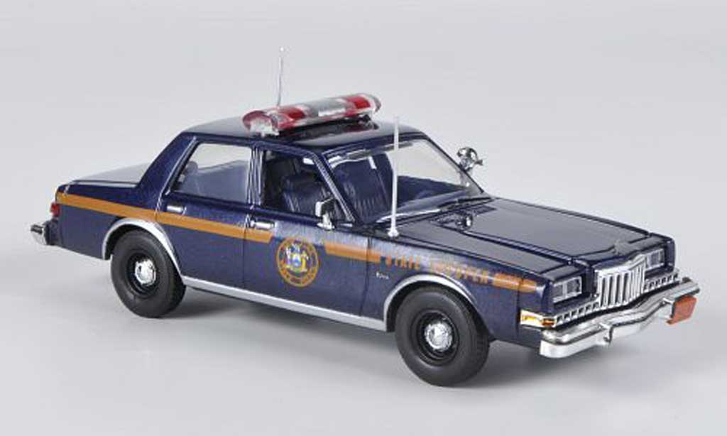 Dodge Diplomat 1/43 First Response New York State Trooper 1985 diecast model cars