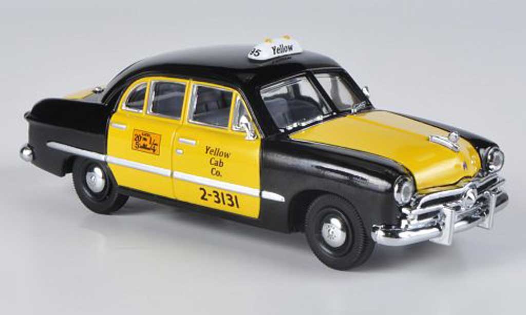 Ford Custom 1949 1/43 American Heritage Models 1949 4-portes Sedan Yellow Cab Co. black/yellow Taxi diecast model cars