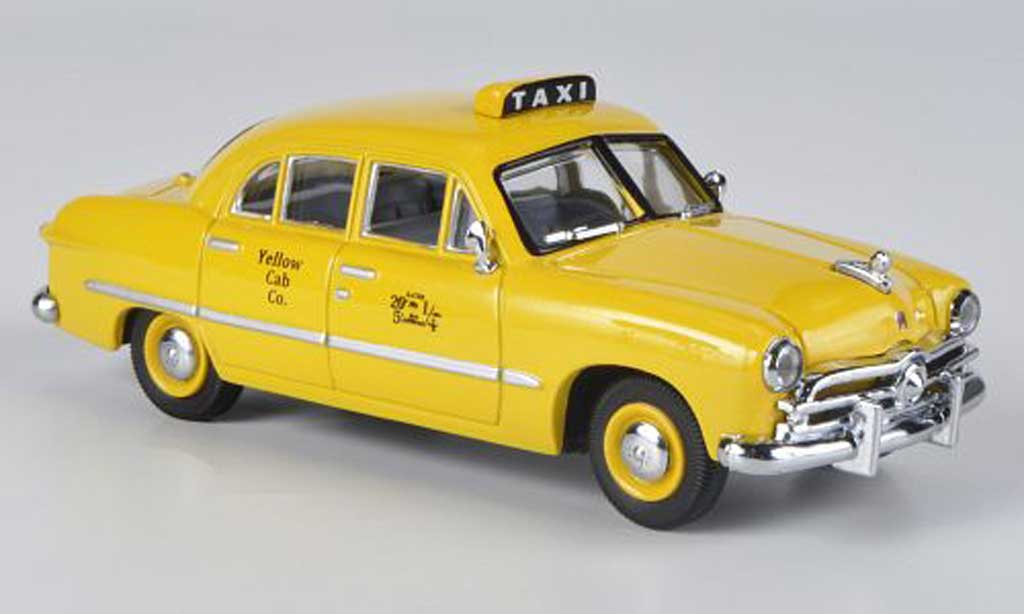 Ford Custom 1949 1/43 American Heritage Models 1949 4-portes Sedan Yellow Cab Co. yellow Taxi diecast model cars