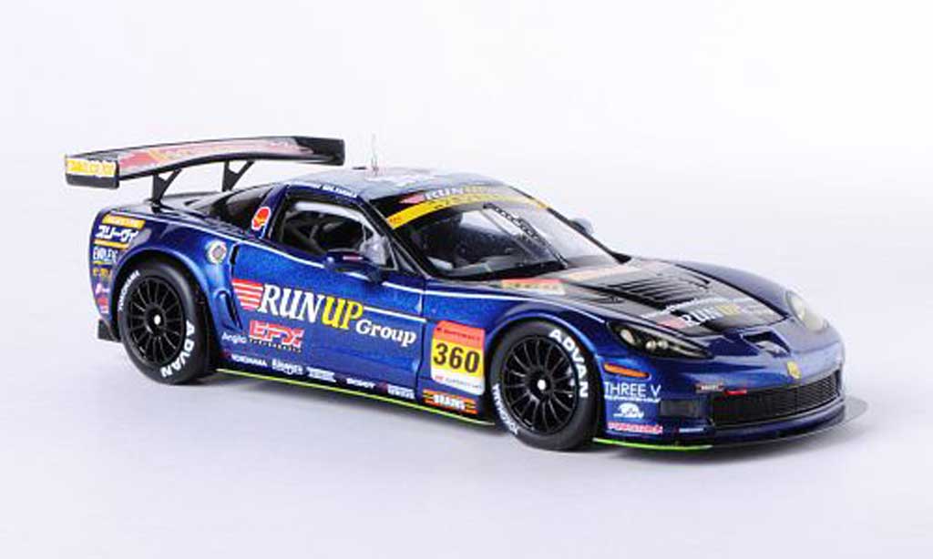 Chevrolet Corvette C6 1/43 Ebbro C6 No.360 Run Up Group A.Tanaka/T.Shirasaka SGT 300 2012 diecast model cars