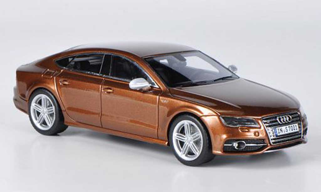 Audi S7 1/43 Schuco Sportback brown 2011 diecast model cars