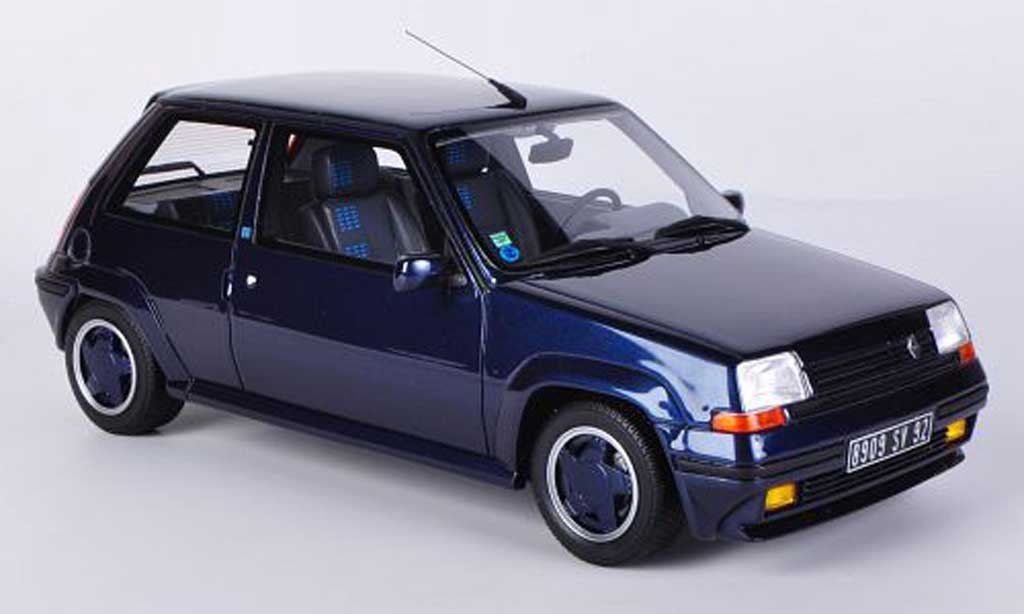 Renault 5 1/18 Ottomobile GT Turbo Alain Oreille blue diecast model cars