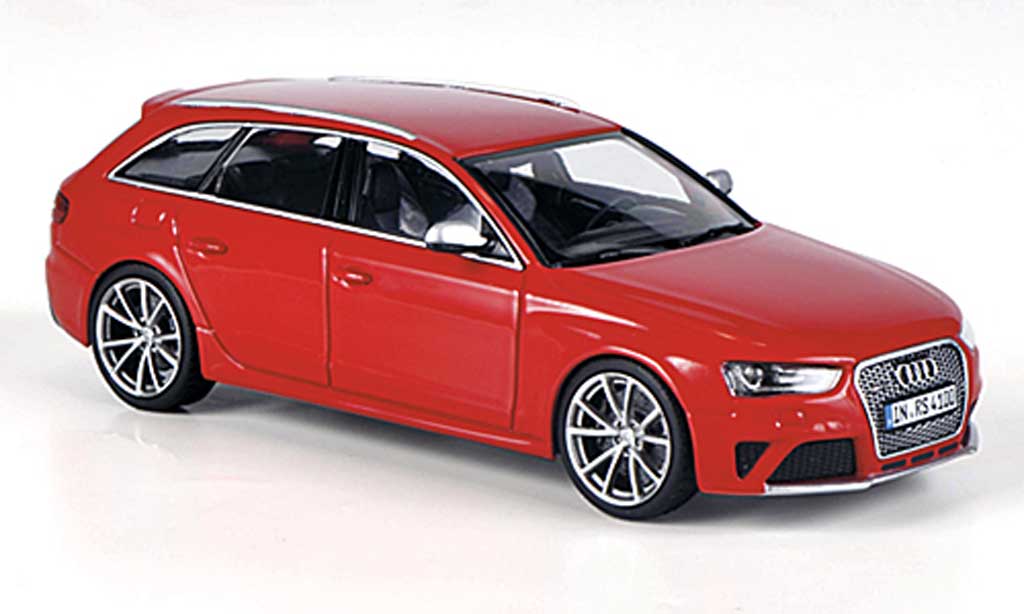 Audi RS4 1/43 Minichamps Avant (Typ B8) red 2012 diecast model cars