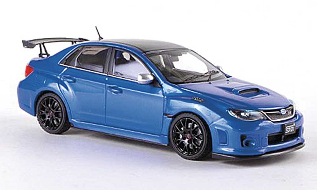 Subaru Impreza WRX 1/43 Ebbro STI S206 WRX NBR Challenge Package blue/carbon RHD diecast model cars