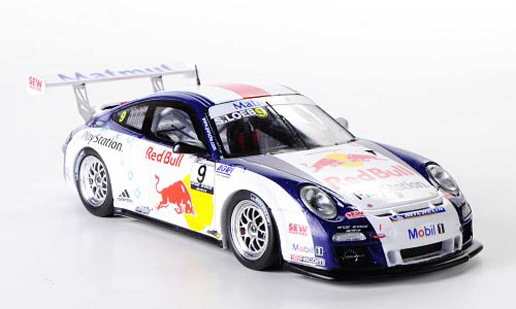 Porsche 997 GT3 CUP 1/43 Spark GT3 Cup 2012 No.9 Red Bull Team S.Loeb Racing S.Loeb Carrera Cup GP Pau diecast model cars