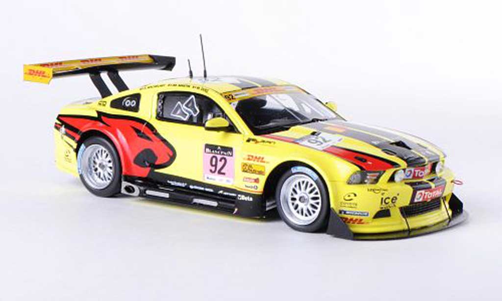 Ford Mustang FR500 1/43 Spark FR500 No.92 M.Duez/J.M.Martin/E.Bachelart 24h Spa 2011 diecast model cars