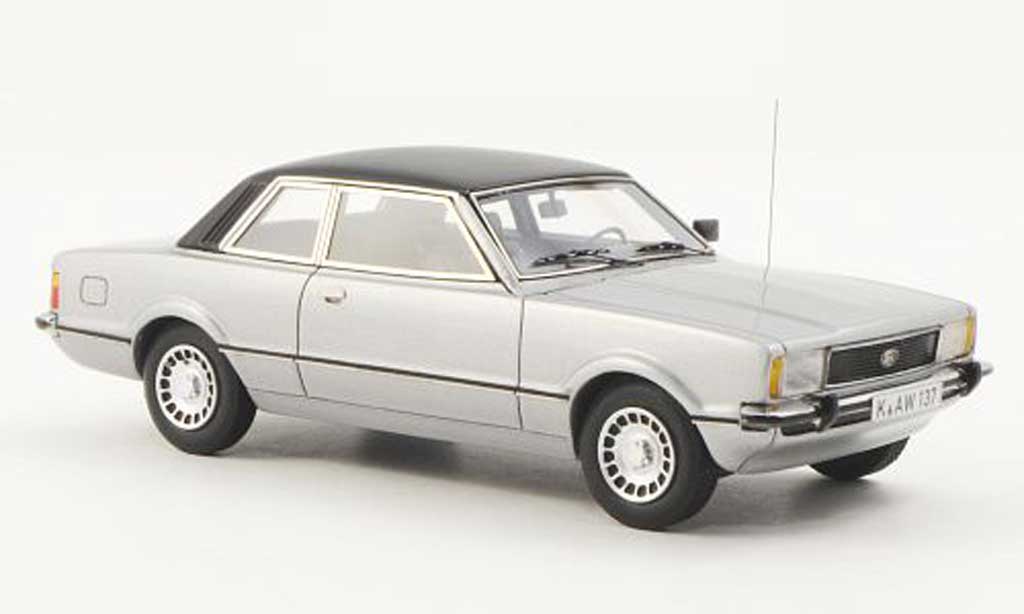 Ford Taunus 1976 1/43 Neo 1976 TC2 Ghia grey/black diecast model cars