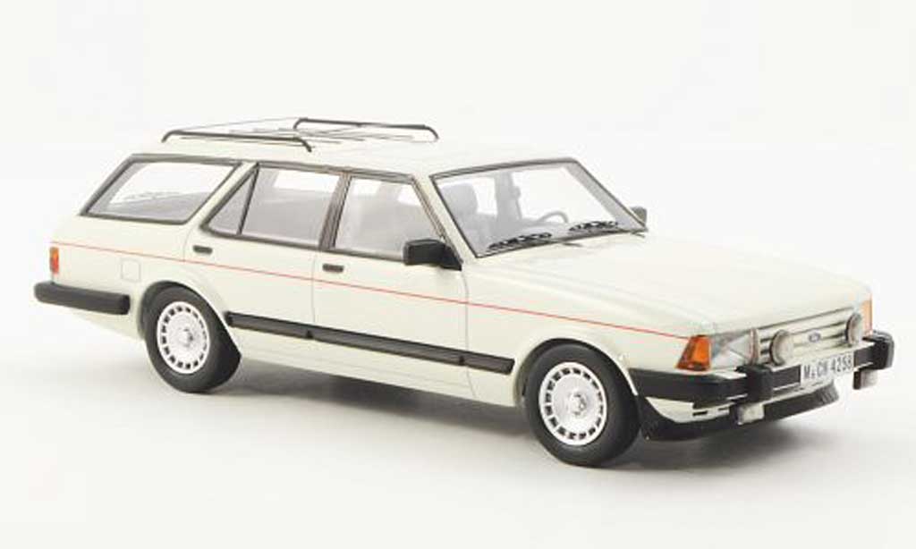 Ford Granada 1/43 Neo MK II Turnier 2.8 Injection white limitierte Auflage 300 1984 diecast model cars