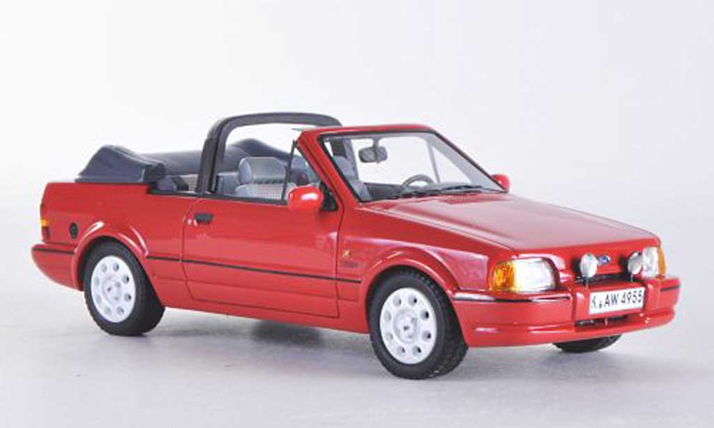 Ford Escort XR3 1/43 Neo XR3 MkIV Convertible red 1986 diecast model cars