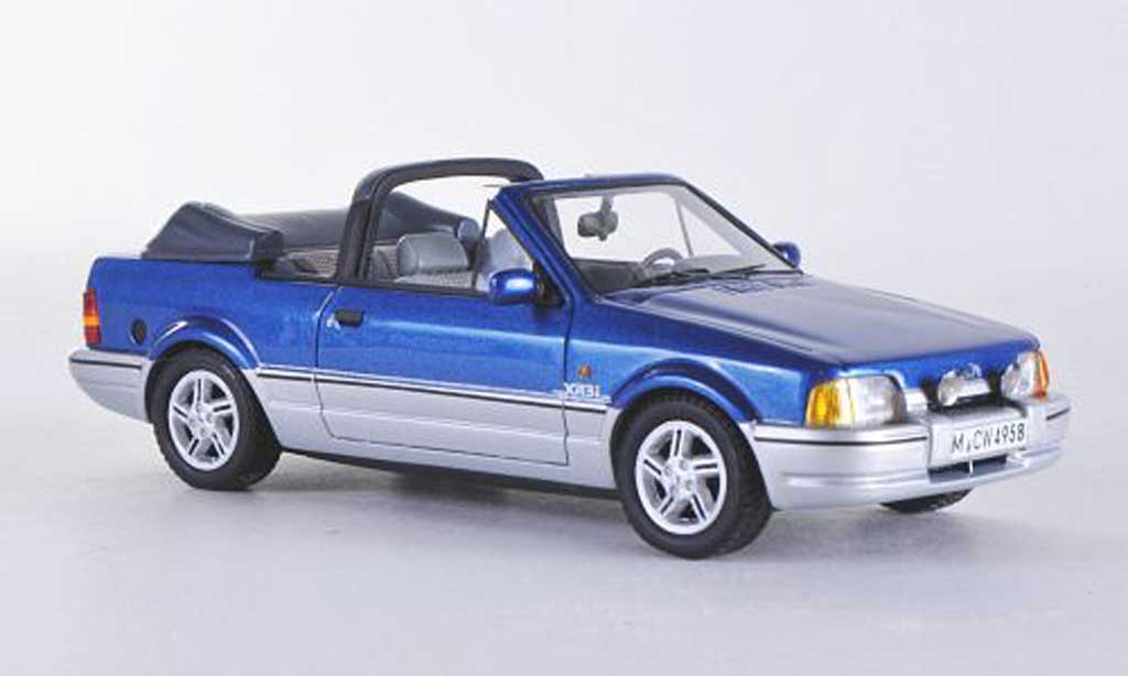 Ford Escort XR3 1/43 Neo XR3 MkIV Convertible blue/grey limitierte Auflage 300 1986 diecast model cars