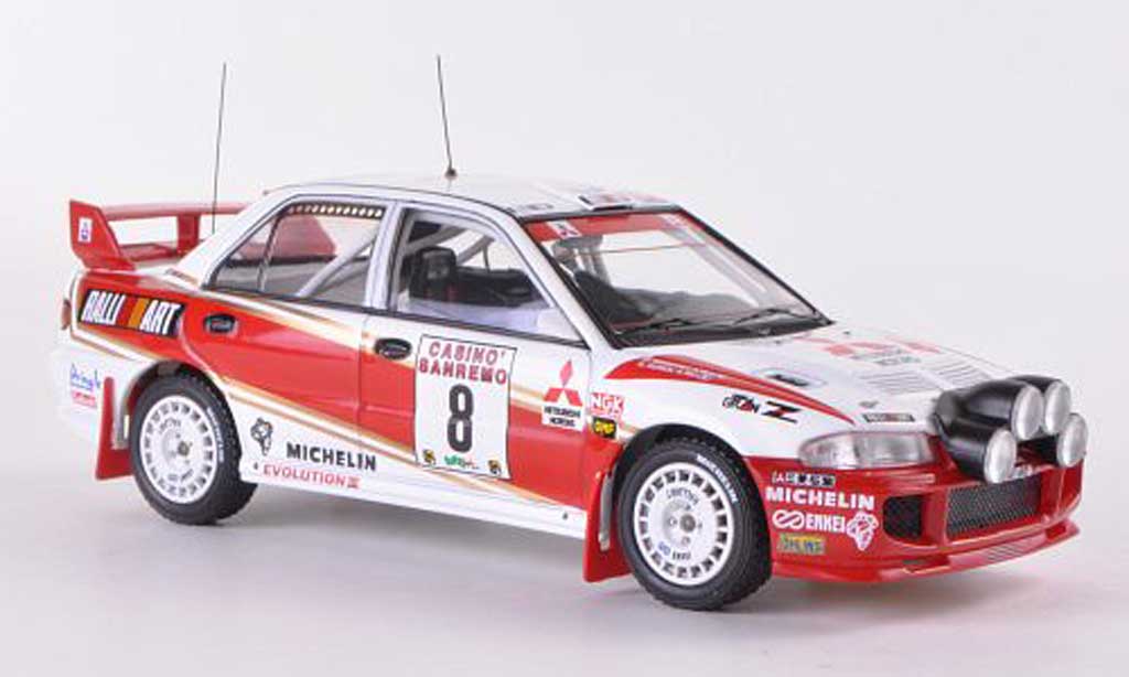 Mitsubishi Lancer Evolution III 1/43 HPI Evolution III No.8 RalliArt D.Auriol / D.Giraudet Rally Sanremo 1996 diecast model cars