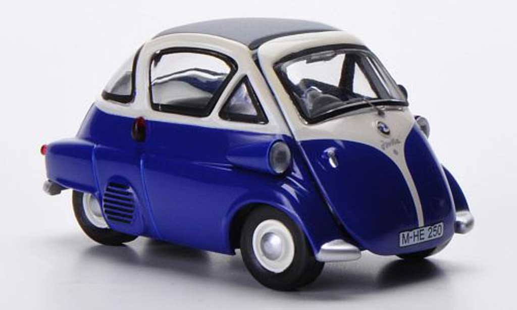 Bmw Isetta 1/43 Schuco blue/white diecast model cars