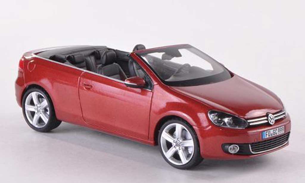 Volkswagen Golf VI 1/43 Schuco VI Convertible red diecast model cars
