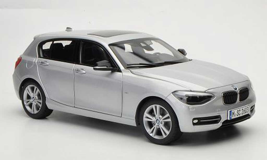 Bmw 114 F20 1/18 Paragon F20 i grey Funfturer 2011 diecast model cars
