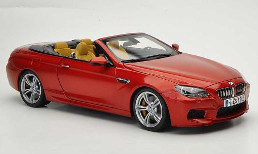 Bmw M6 F12 1/18 Paragon F12 orange 2012 diecast model cars