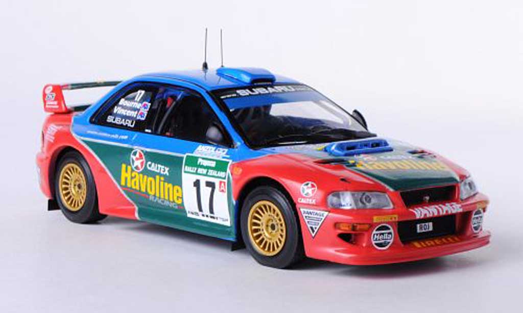 Subaru Impreza WRC 1/43 IXO WRC No.17 Team P.Bourne / G.Vincent Rally Neuseeland 2000 diecast model cars