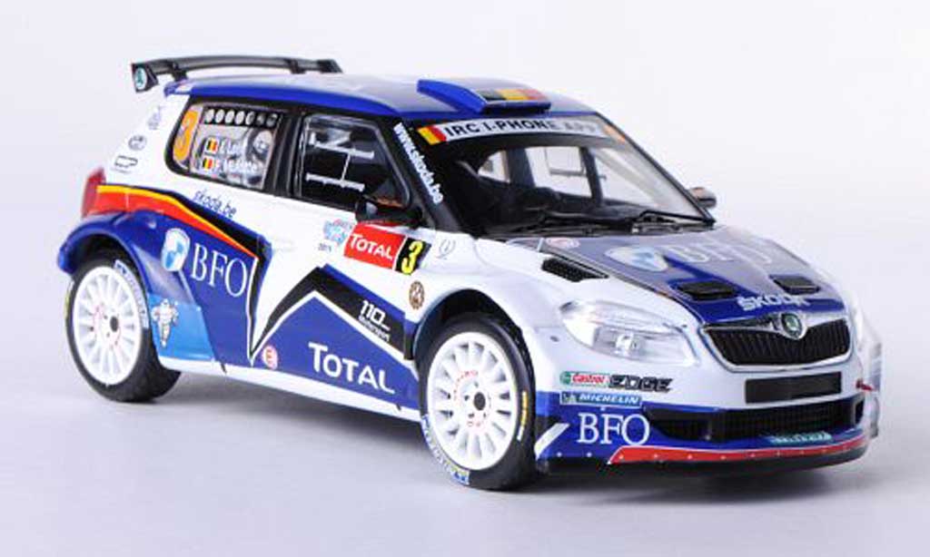 Skoda Fabia S2000 1/43 IXO S2000 No.3 BFO F.Loix / F.Miclotte Rally Ypern 2011 diecast model cars