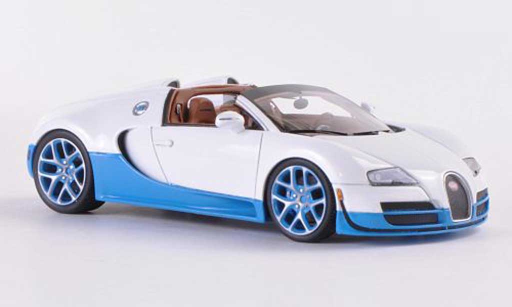 Bugatti Veyron Grand Sport 1/43 Look Smart Grand Sport 16.4 white/blue Paris Motorshow 2012 diecast model cars