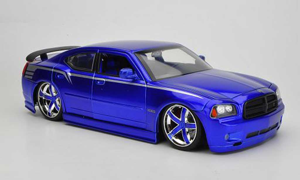 Dodge Charger 2006 1/18 Jada Toys 2006 SRT8 blue 2006 diecast model cars