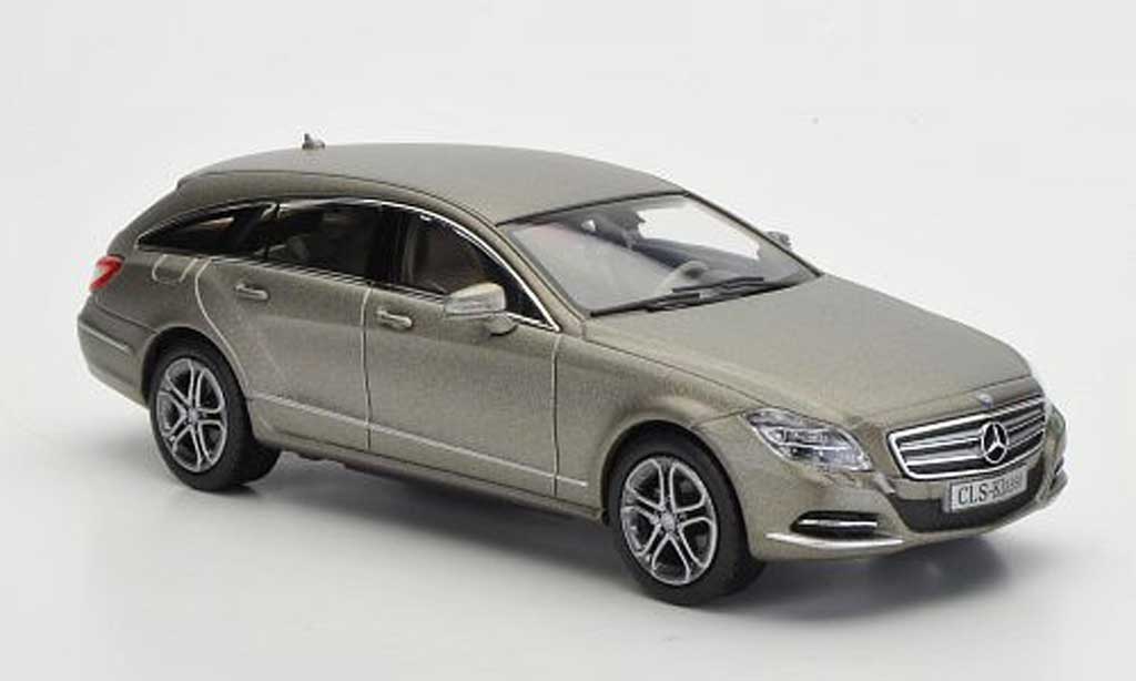 Mercedes Classe CLS 1/43 Norev Shooting Brake (X218) mattgrey 2012 diecast model cars