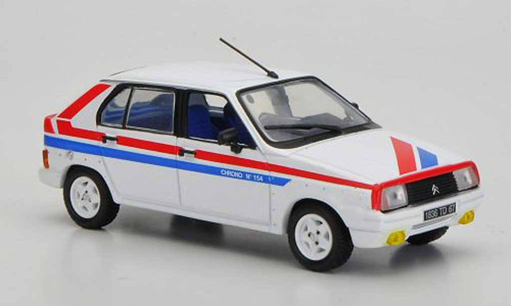 Citroen Visa 1/43 Nostalgie II Chrono white/blue/red 1982 diecast model cars