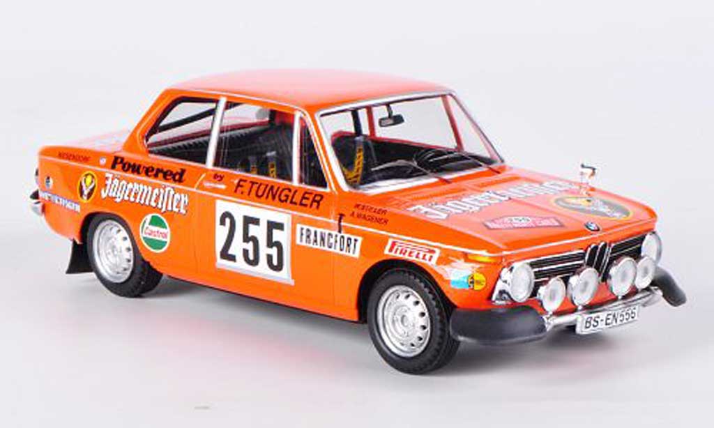 Bmw 2002 Ti 1/43 Trofeu Ti Ti No.255 Jagermeister Stiller/Wagener Rally Monte Carlo 1973 diecast model cars