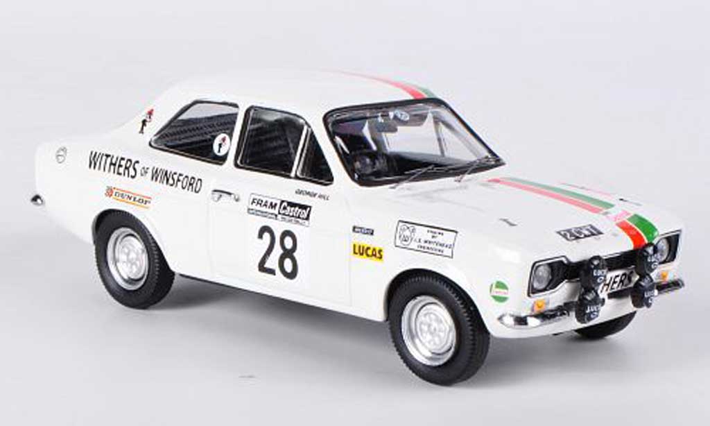 Ford Escort MK1 1/43 Trofeu MK1 Mexico No.28 Withers of WinsWelsh Rally 1972 Hill/Wood diecast model cars