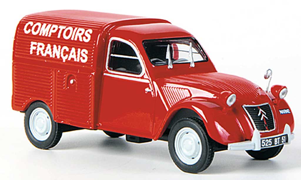 Citroen 2CV 1/43 Eligor AZU Comptoirs Francais diecast model cars