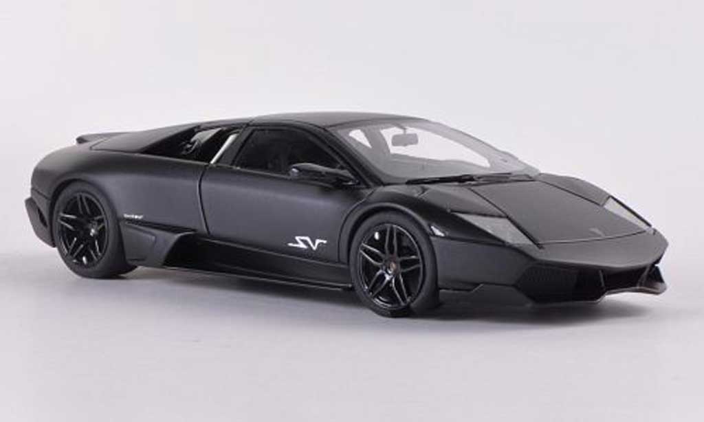 Lamborghini Murcielago LP670 1/43 Look Smart LP670 SV Fixed Wing black diecast model cars