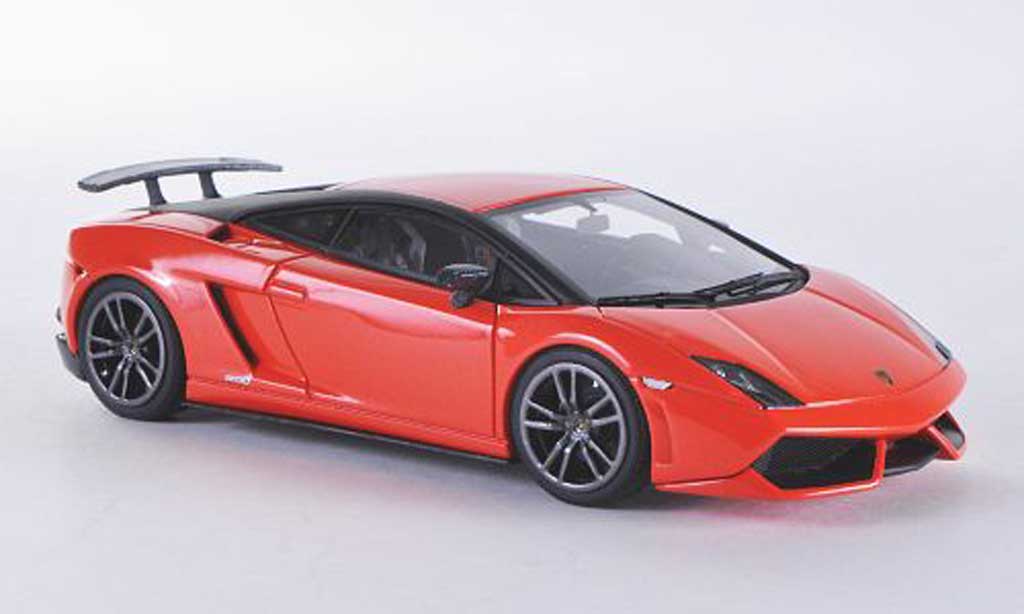 Lamborghini Gallardo LP570-4 1/43 Look Smart LP570-4 LP570-4 Superleggera Edizione Tecnica orange/mattblack diecast model cars