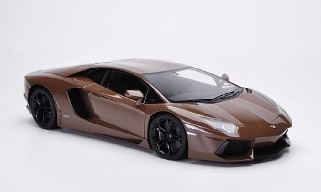 Lamborghini Aventador LP700-4 1/18 FrontiArt LP700-4 brown 2011 diecast model cars