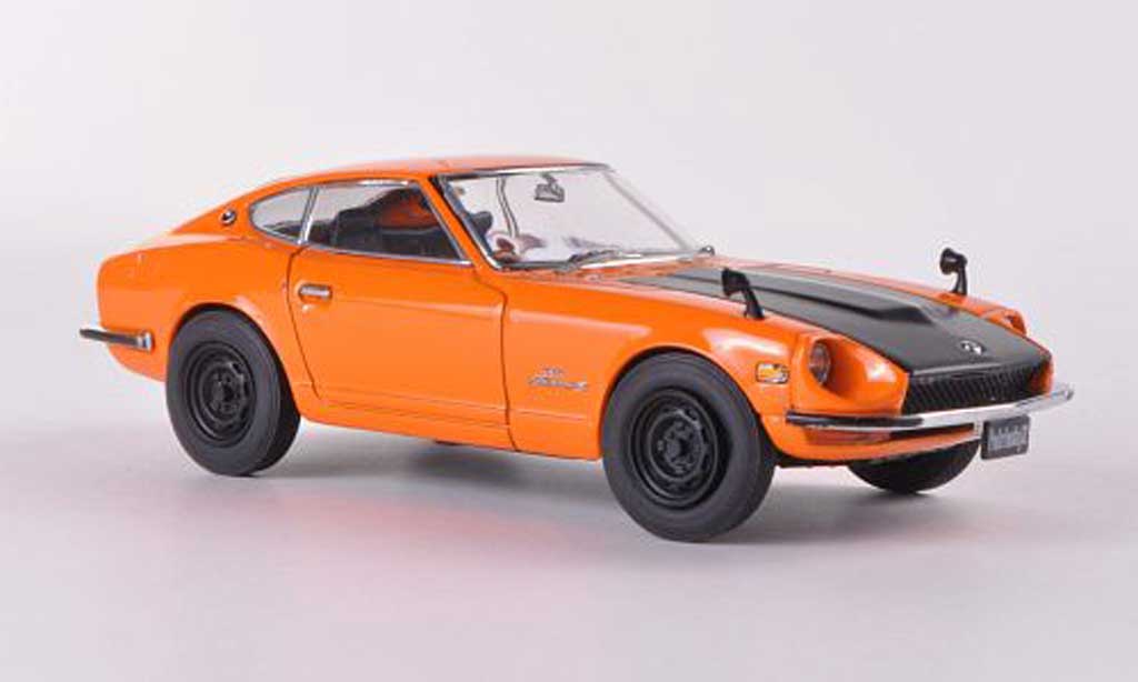 Nissan Fairlady Z Z432 1/43 Ebbro Z432 orange/mattblack RHD 1969 diecast model cars